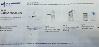 Narkotest Multitest Diather Multi Ślina - 8 Substancji