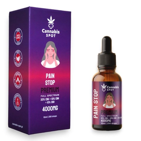 Olejek Pain Stop Premium - 20% CBG + 10% CBN + 10% CBD