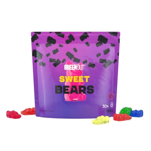 Żelki konopne Green Out® Sweet Bears Owocowe 130g